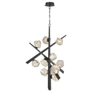 Thorah LED Chandelier in Graphite by Eurofase