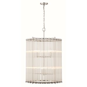 Glasbury  Pendant in Nickel by Eurofase