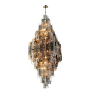 Altesa 68 Light Chandelier in Chrome by Eurofase