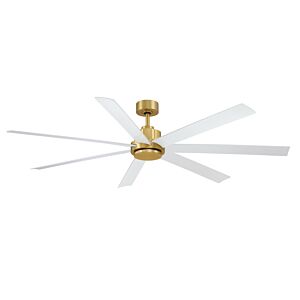 Pendry 72 72" Outdoor Ceiling Fan in Brushed Satin Brass