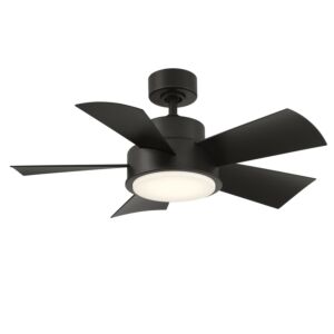 Vox 38" Ceiling Fan in Matte Black by Modern Forms Fans