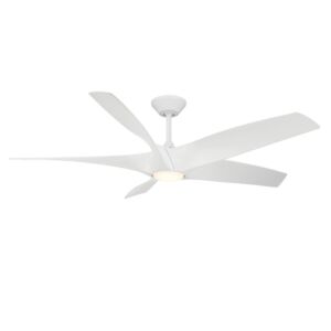 Zephyr 5 62" Ceiling Fan in Matte White by Modern Forms Fans