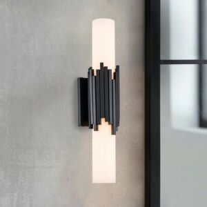 Marvel  Bathroom Bathroom Vanity Light in Matte Black by Lucas + McKearn