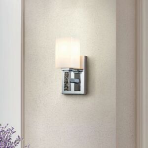 Jack  Bathroom Bathroom Vanity Light in Polished Chrome by Lucas + McKearn