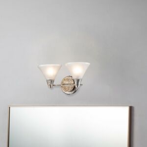 Lemoine  Bathroom Bathroom Vanity Light in Silver Leaf by Lucas + McKearn