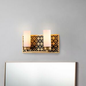 Ziggy  Bathroom Bathroom Vanity Light in Laquered Gold by Lucas + McKearn