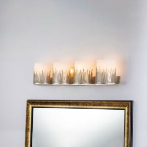 Sawgrass  Bathroom Bathroom Vanity Light in Silver by Lucas + McKearn