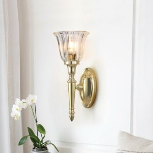 Dryden LED Bathroom Bathroom Vanity Light Light in Polished Brass by Lucas + McKearn