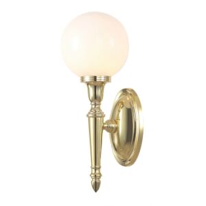 Dryden LED Bathroom Bathroom Vanity Light Light in Polished Brass by Lucas + McKearn