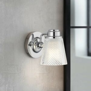 Hudson LED Bathroom Bathroom Vanity Light Light in Polished Chrome by Lucas + McKearn