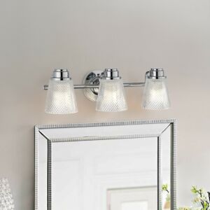 Hudson LED Bathroom Bathroom Vanity Light Light in Polished Chrome by Lucas + McKearn