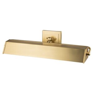 Cade  Picture Light in Brushed Brass by Lucas + McKearn