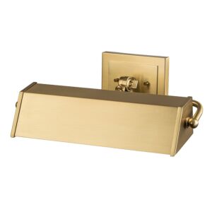 Cade  Picture Light in Brushed Brass by Lucas + McKearn