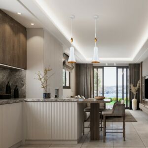 Etoile  Pendant in White by Lucas + McKearn