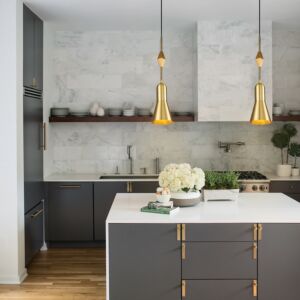 Etoile  Pendant in Aged Brass by Lucas + McKearn