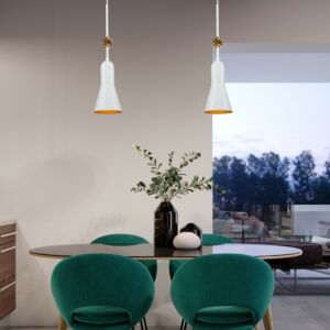 Etoile  Pendant in White by Lucas + McKearn