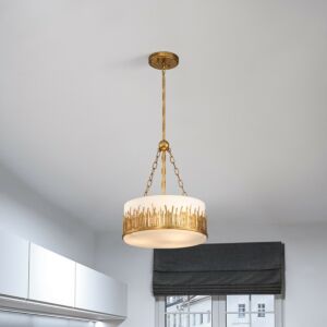 Sawgrass  Pendant in Gold Leaf by Lucas + McKearn