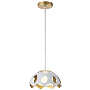 Pebbles  Mini Pendant in White by Lucas + McKearn