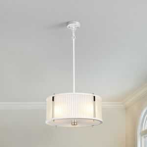 Corona  Pendant in White by Lucas + McKearn