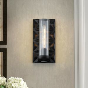 Alpha  Wall Sconce in Matte Black by Lucas + McKearn