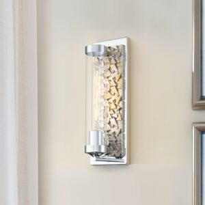 Elysian  Wall Sconce in Polished Chrome by Lucas + McKearn