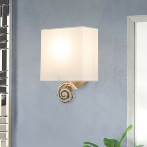 Swirl  Wall Sconce in Bone White by Lucas + McKearn