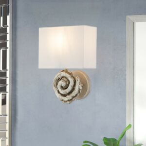 Swirl  Wall Sconce in Bone White by Lucas + McKearn