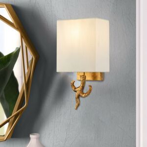 Branche  Wall Sconce in Gold Leaf by Lucas + McKearn