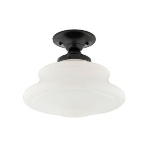 Petersburg One Light Semi Flush Mount in Old Bronze by Hudson Valley