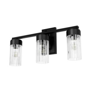 Gatz  Bathroom Vanity Light  in Matte Black by Hunter