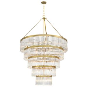 Emory 30 Light Chandelier in Modern Gold by Crystorama