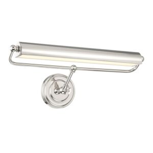 Miller LED Wall Sconce in Polished Nickel by Crystorama