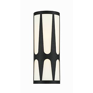 Royston LED Wall Sconce in Black by Crystorama