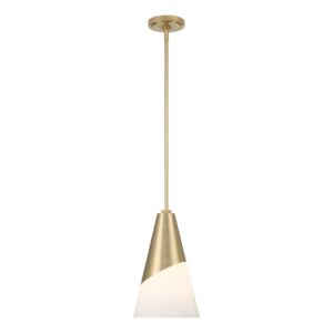 Tori One Light Pendant in Vibrant Gold by Crystorama