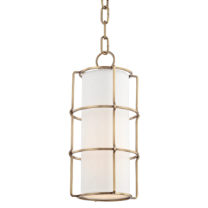  Sovereign Pendant Light in Aged Brass