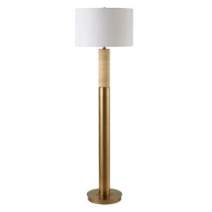 Knox  Floor Lamp in Antique Brass by Uttermost