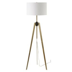 Anchorage  Floor Lamp in Antique Brass by Uttermost