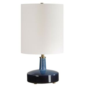 Abyss  Table Lamp in While Brass by Uttermost