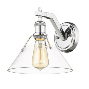 Orwell CH 1-Light Wall Sconce in Chrome