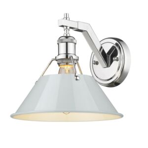 Orwell CH 1-Light Wall Sconce in Chrome