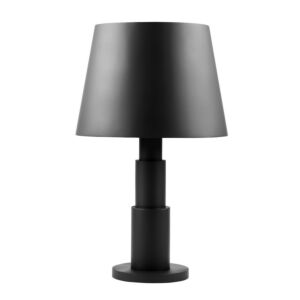 Giustino Three Light Table Lamp in Matte Black by Varaluz