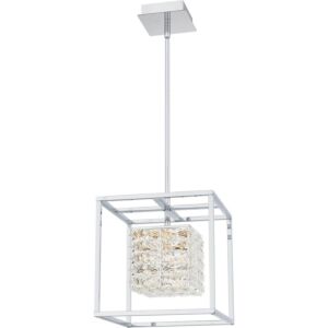 Dazzle LED Pendant in Polished Chrome by Quoizel