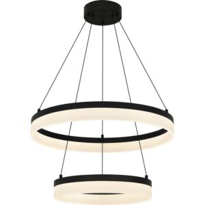 Cohen LED Pendant in Oil Rubbed Bronze by Quoizel