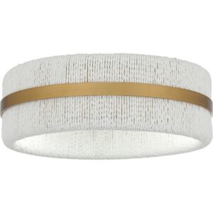 Quoizel Flush Mount Two Light Flush Mount in Brushed Gold by Quoizel