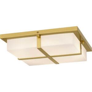 Quoizel Flush Mount LED Flush Mount in Brushed Gold by Quoizel