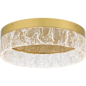 Quoizel Flush Mount LED Flush Mount in Brushed Gold by Quoizel