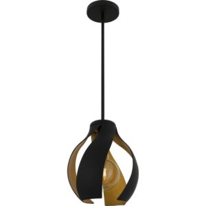 Quoizel Pendant 1-Light Pendant in Matte Black