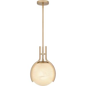 Quoizel Pendant One Light Pendant in Bronze Gold by Quoizel