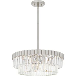 Quoizel Pendant 4-Light Pendant in Brushed Nickel