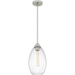 Quoizel Piccolo Pendant One Light Mini Pendant in Brushed Nickel by Quoizel